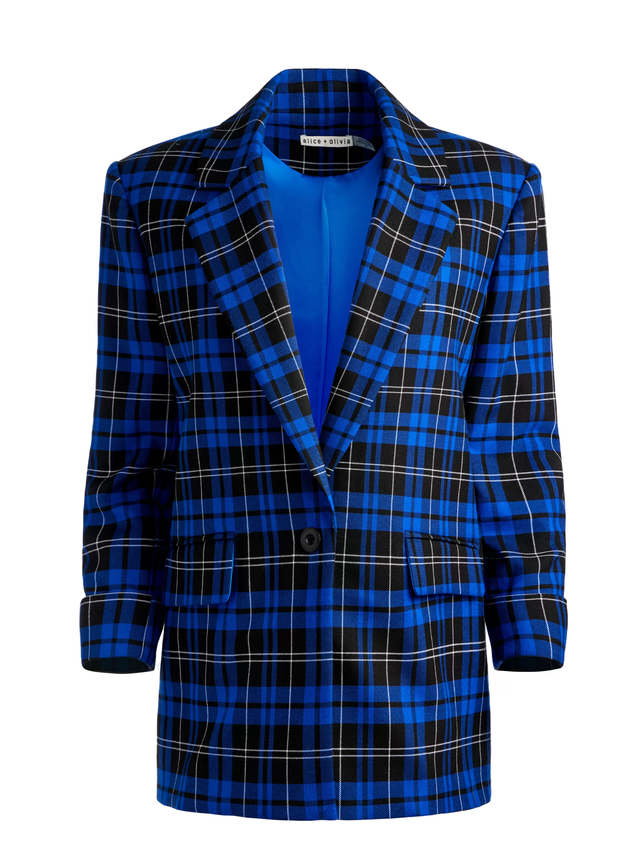 Alice and Olivia ASHLEY OVERSIZED BLAZER + CADY HIGH WAISTED SHORT