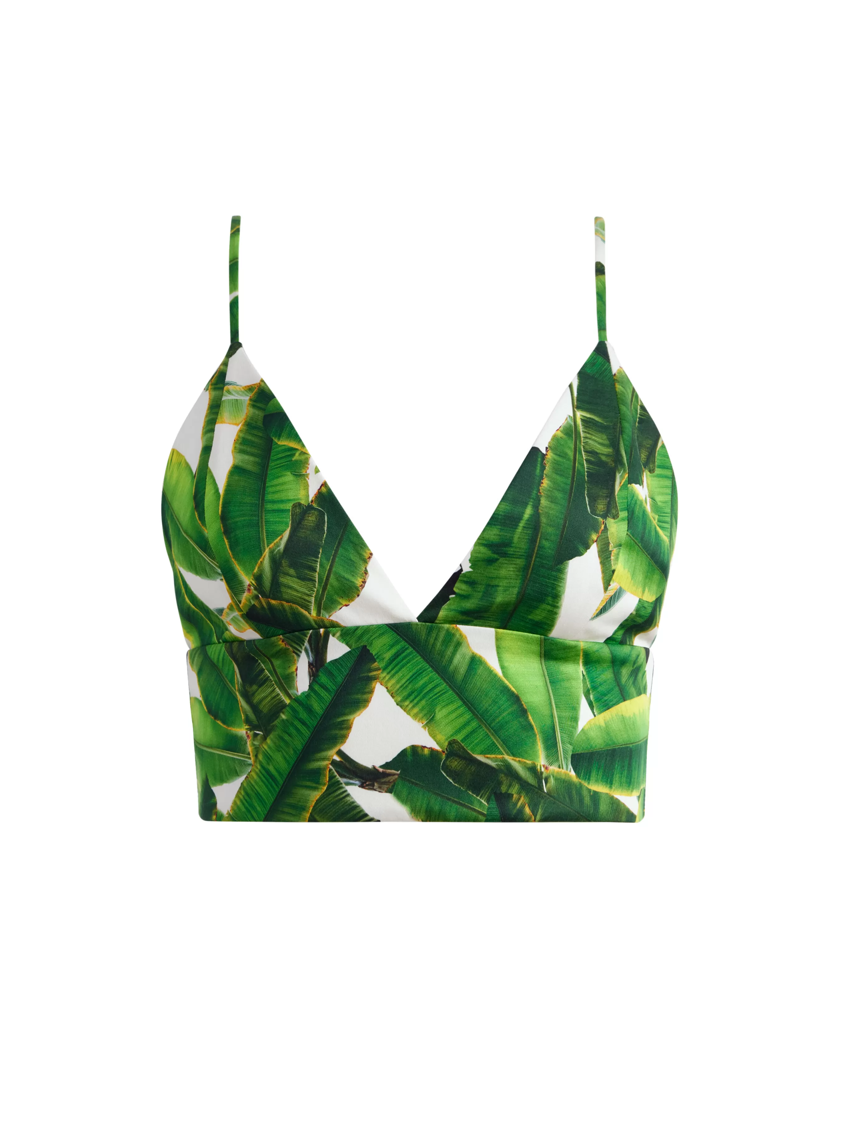 Alice and Olivia CARLI TIE BACK BRA TOP + RUSSELL HIGH WAISTED SMOCKED WAISTBAND PANT