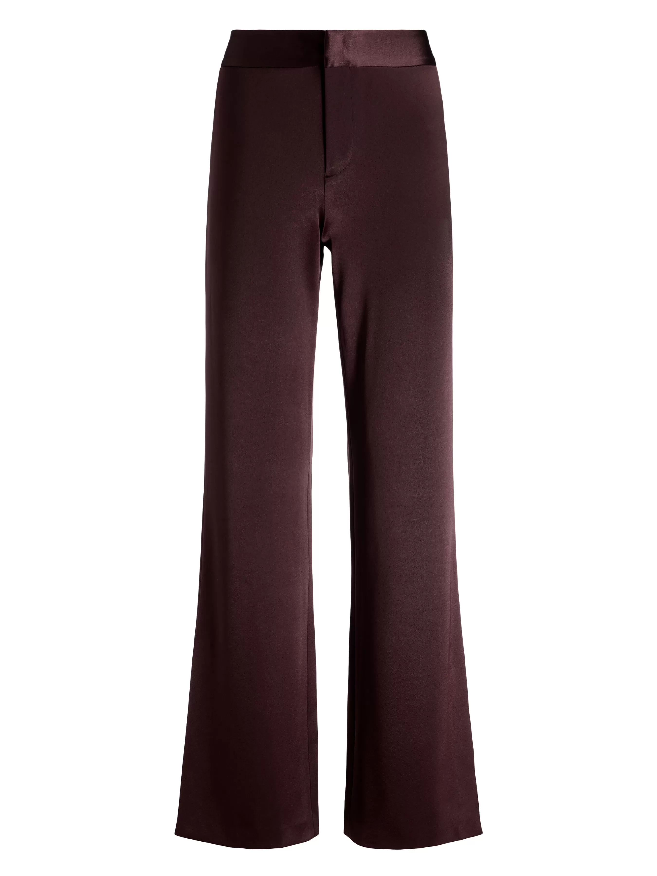 Alice and Olivia FINELY OVERSIZED BUTTON DOWN SHIRT + JC WIDE LEG SIDE SLIT PANT