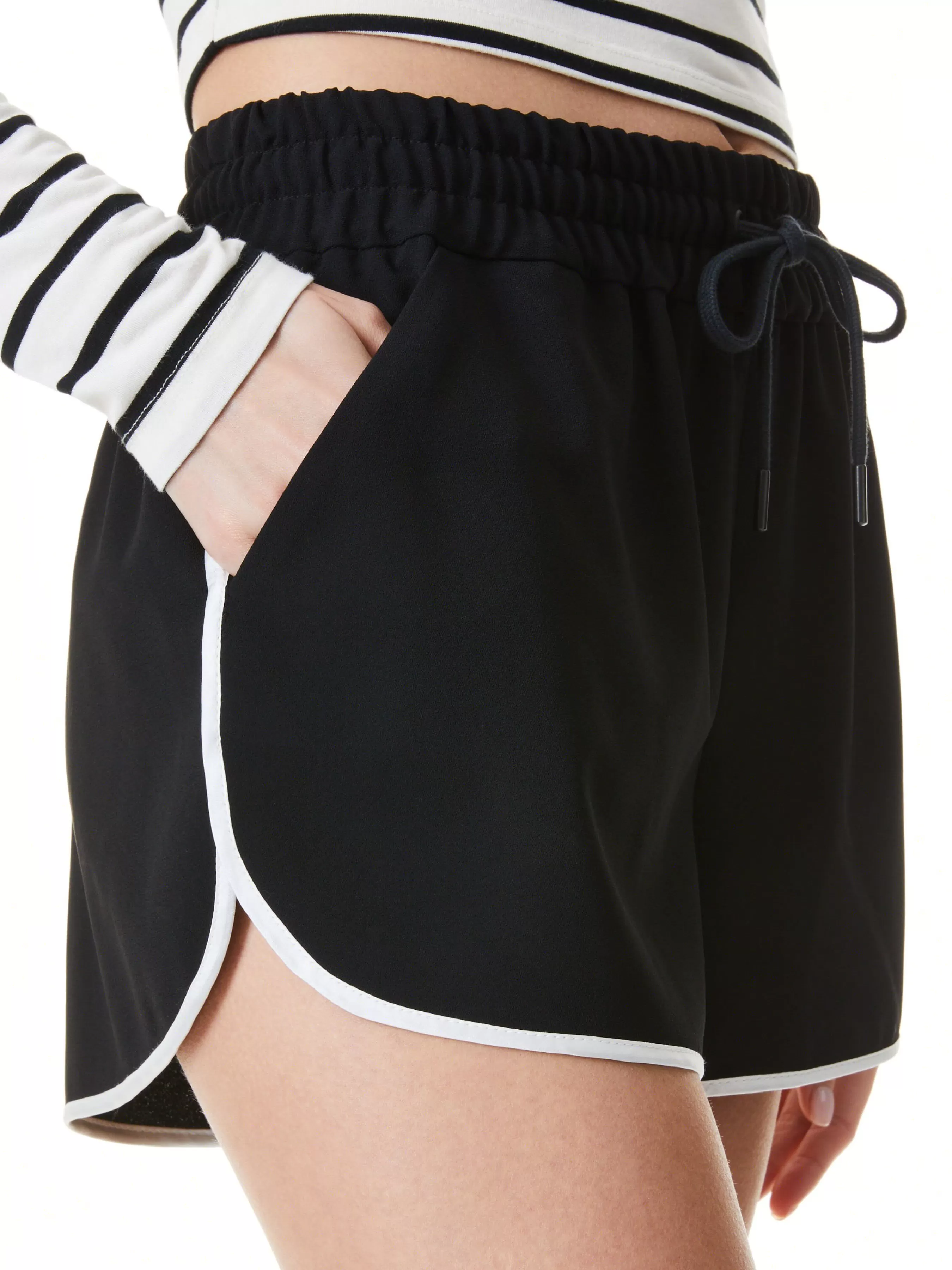 Alice and Olivia KIR COLORBLOCK RUNNING SHORT