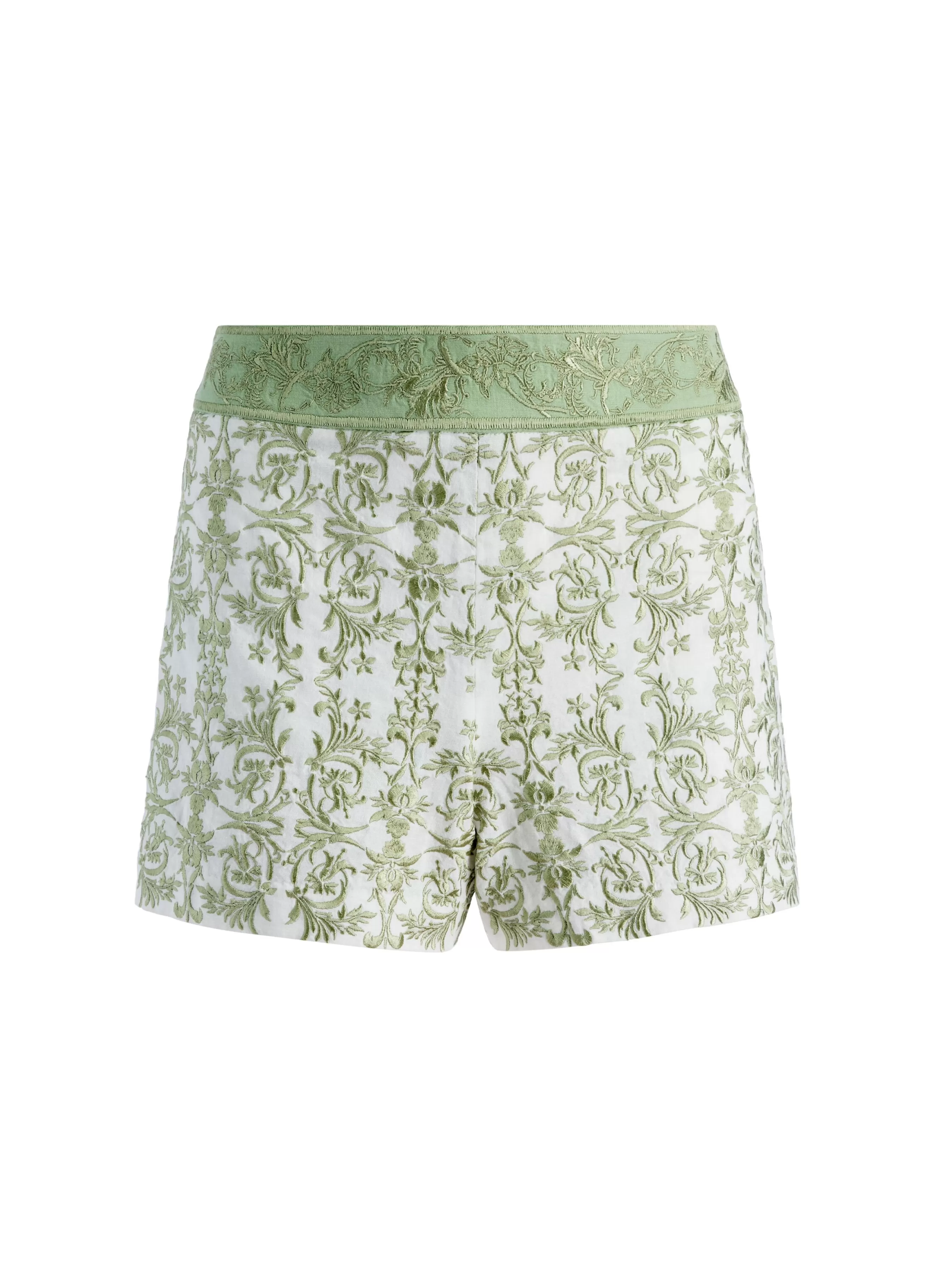 Alice and Olivia MACEY NOTCH COLLAR FITTED BLAZER + DONALD HIGH WAISTED SHORT