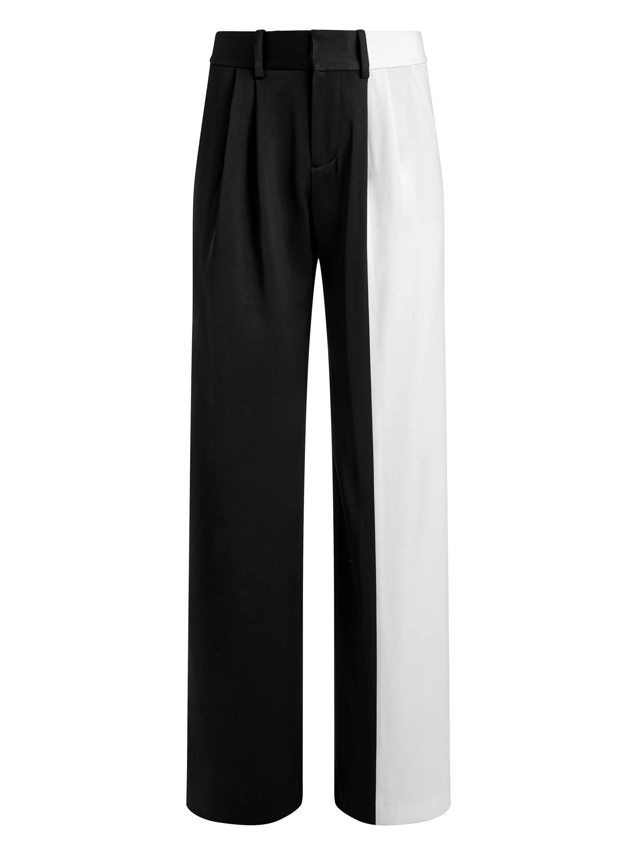 Alice and Olivia MERI COLOR BLOCK BLAZER TOP + POMPEY COLOR BLOCK PANT