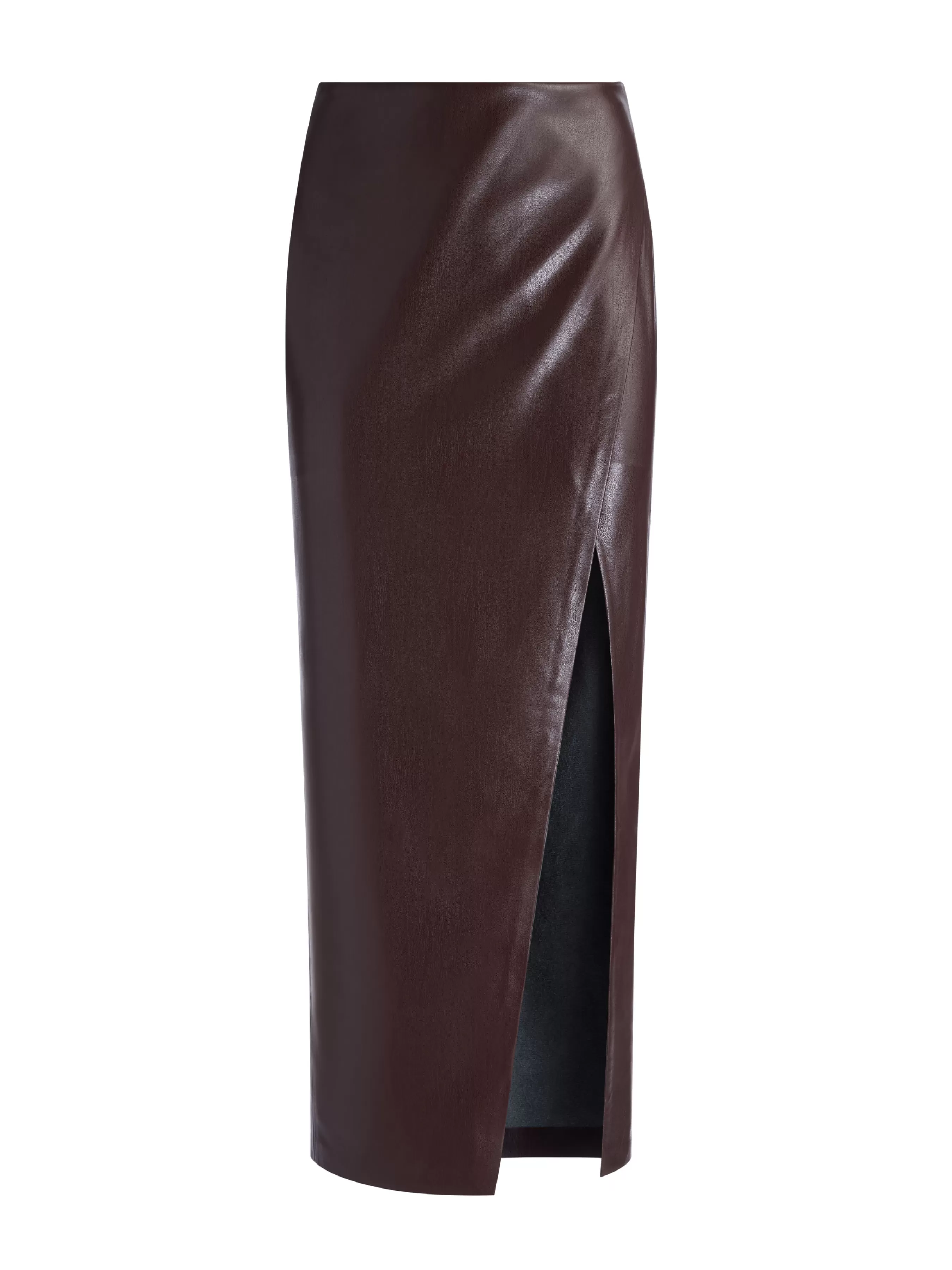 Alice and Olivia PEARLE VEGAN LEATHER BUSTIER TOP + SIOBHAN VEGAN LEATHER MAXI SKIRT