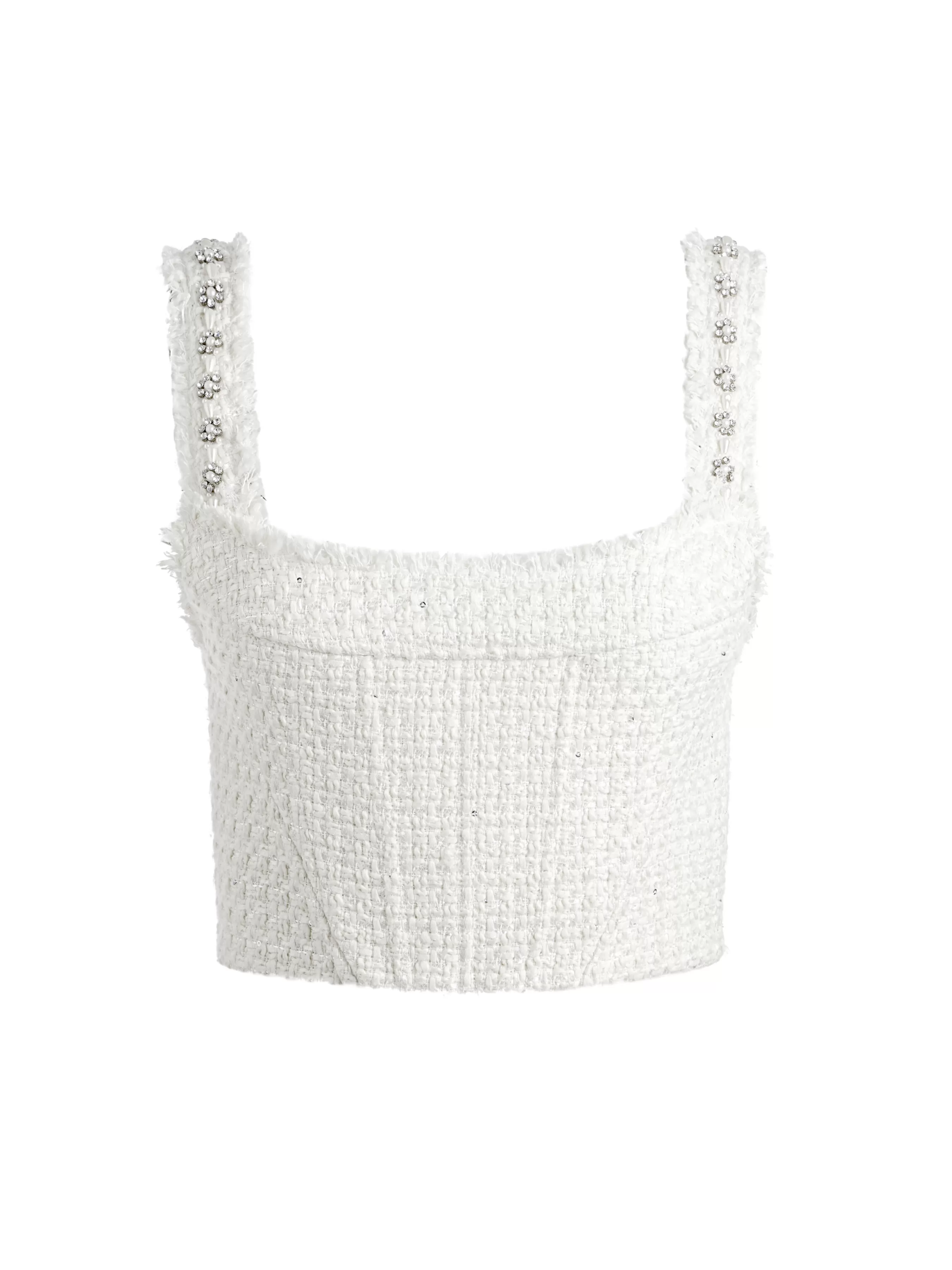 Alice and Olivia VICENTA EMBELLISHED STRUCTURED CORSET + ECENIA MINI SKIRT